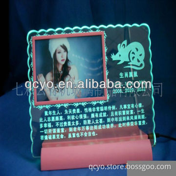 The baroque style golden wedding picture frame plastic photo frame
